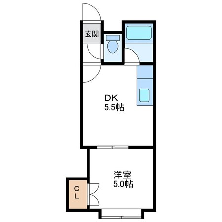 NORTHVILLA桑園　ノースヴィラ桑園の物件間取画像